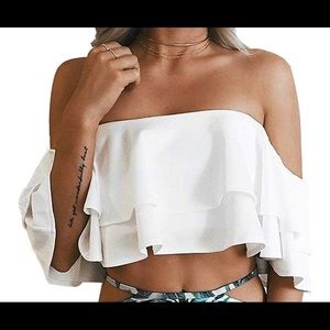 Temp Me Flounce Bikini Top